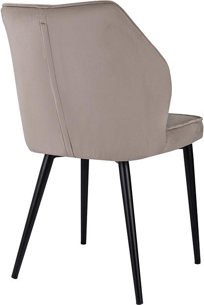 Стул для дома Бюрократ CH-K5_2 комплект 2шт т.бежевый Holland 61 металл черный на ножках (CH-K5_1/HL61_2) фото 6