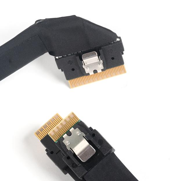 Кабель интерфейсный Slim SAS NVMe Supermicro CBL-SAST-1250F-85 фото 2