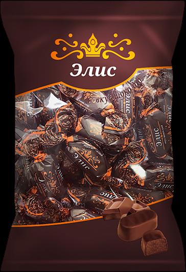 Конфеты «Элис» шоколадный вкус ОПТ фото 1