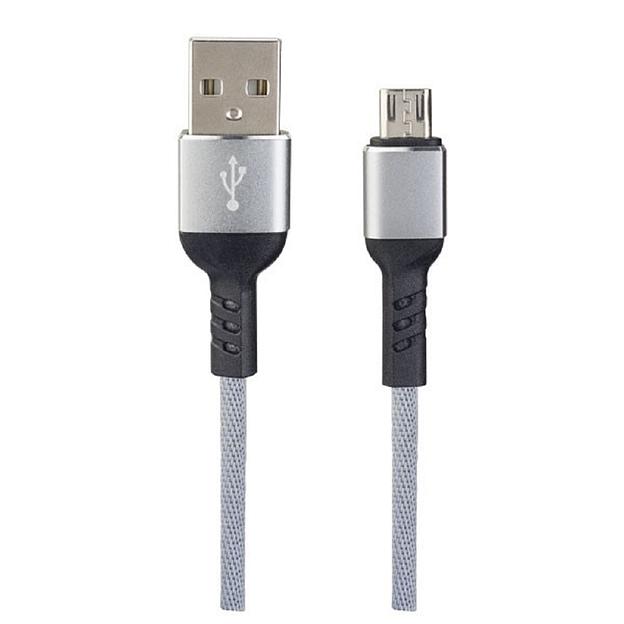 PERFEO Кабель USB2.0 A вилка - Micro USB вилка, серый, длина 1 м., бокс (U4806) фото 1