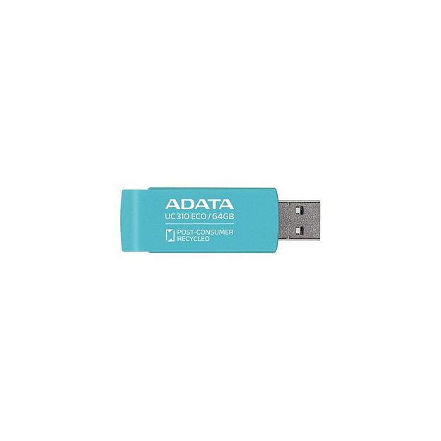 Флешка USB A-Data UC310E 64ГБ, USB3.2, зеленый [uc310e-64g-rgn] фото 1