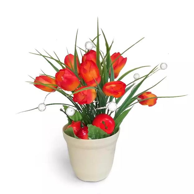 Букет искусственных крокусов в горшке 626 25см фото 1