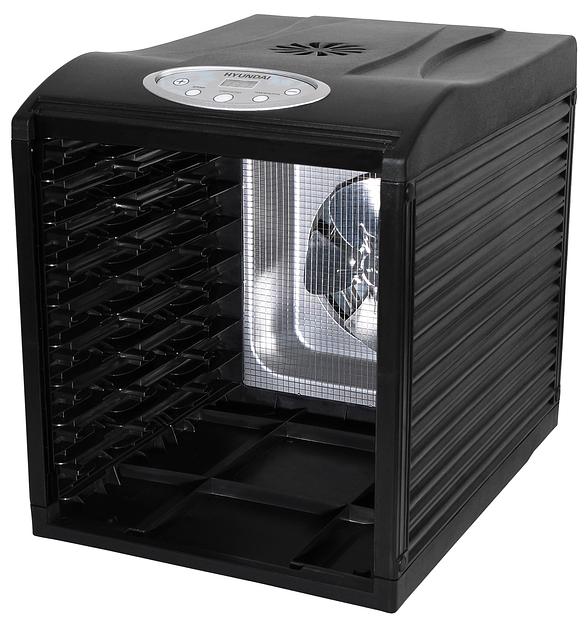 Сушка для фруктов и овощей Hyundai HYFD-1802 27под. 700Вт черный фото 8