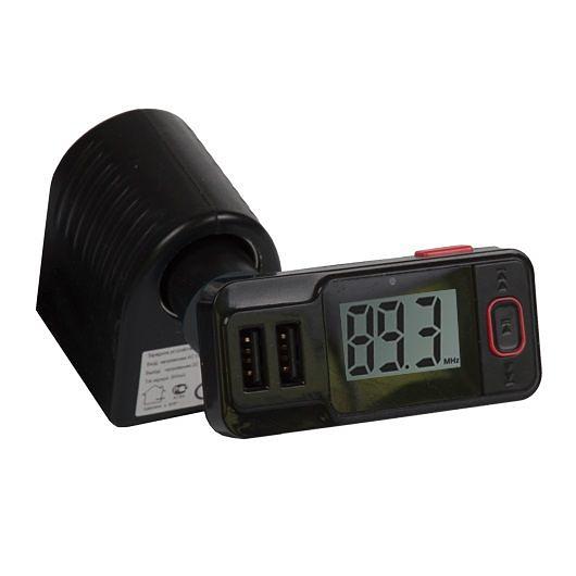 Автомобильный FM-модулятор Ritmix FMT-A775 черный MicroSD BT USB (15119075) фото 3