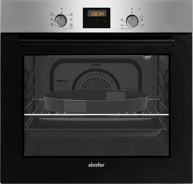 Духовой шкаф Электрический Simfer B6EM56024 нержавеющая сталь фото 1