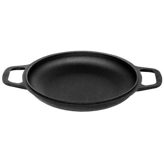 Сковорода d=20 см. h=3,2 см. чугун с 2 ручками /1/ фото 1