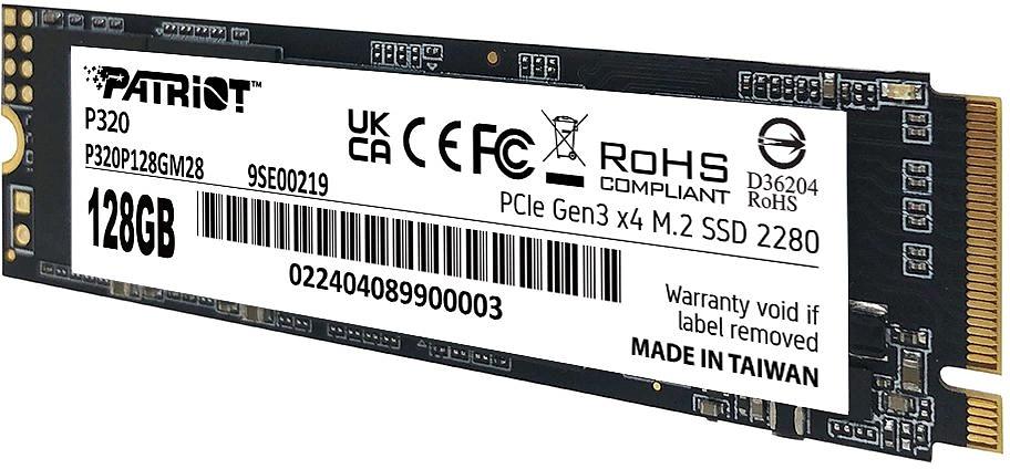 Накопитель SSD Patriot PCIe 3.0 x4 128GB P320P128GM28 P320 M.2 2280 фото 4