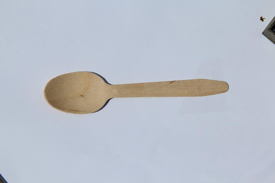 Ложка столовая одноразовая 165 мм ОПТ фото 5