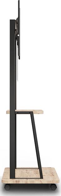 Стойка для телевизора Holder PR-108 черный/береза 32"-65" макс.80кг напольный мобильный фото 3