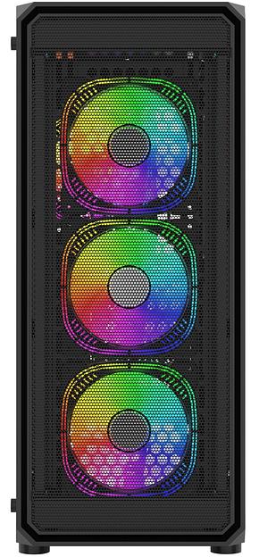 Корпус Bloody BD-CC114F черный без БП ATX 4x120mm 1xUSB2.0 1xUSB3.0 audio bott PSU фото 3