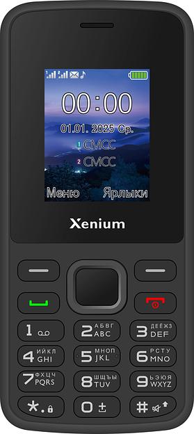 Мобильный телефон Xenium X175 черный моноблок 2Sim 1.8" 128x160 Nucleus GSM900/1800 MP3 FM фото 1