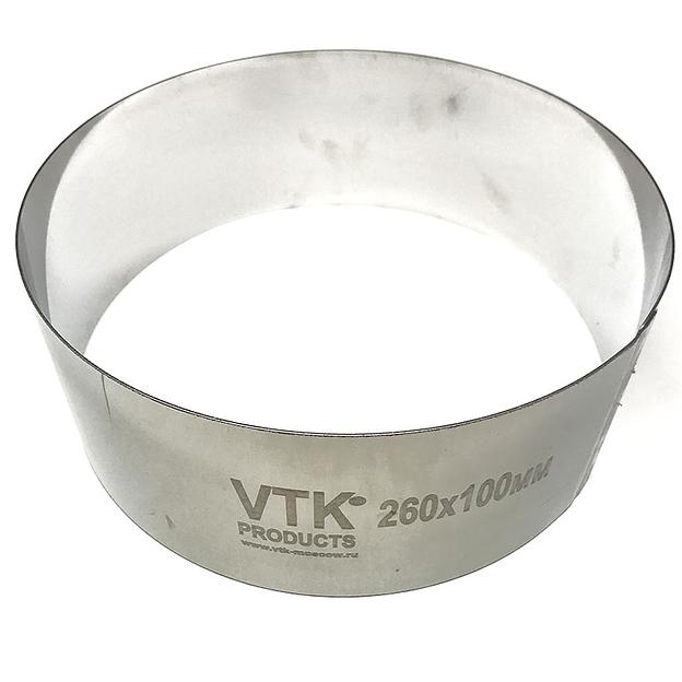 Форма для выпечки и заморозки Кольцо диаметр 260 мм высота 100 мм фото 1