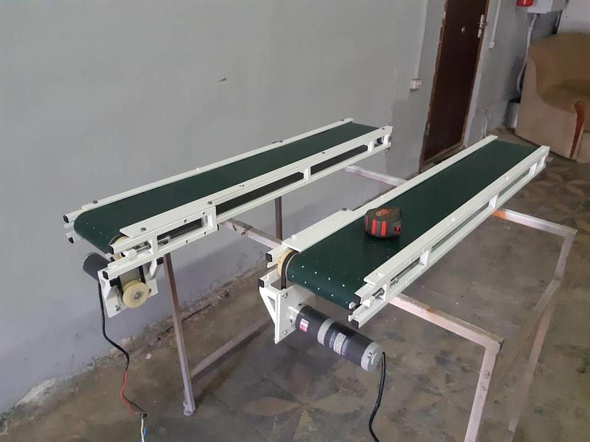 Мини-конвейер ленточный для станка 24 Вольта. 40 Ватт фото 1