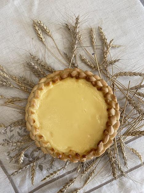 Пирог песочный сладкий Пекарня Ахмадуллиных «Сметанный» 530 г фото 1