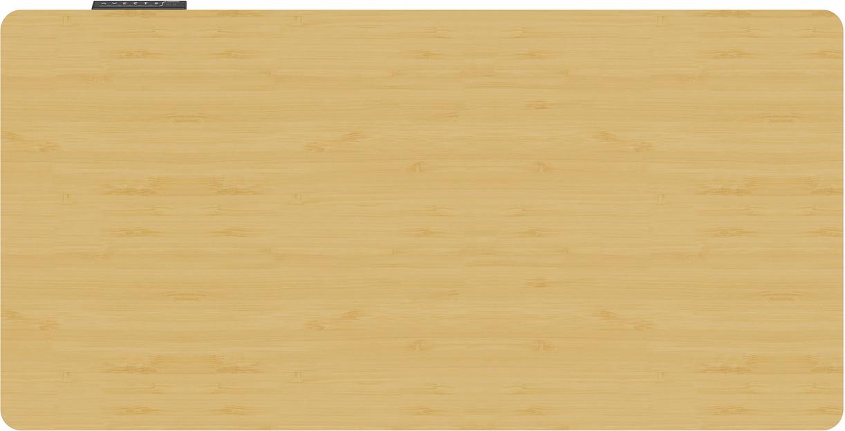 Стол для компьютера Cactus CS-ED-WTBAM столешница бамбук бежевый каркас белый фото 5