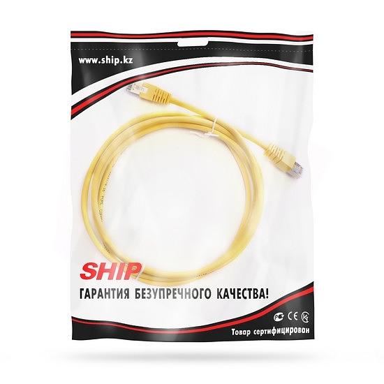 Патч Корд SHIP S4025YL0300-P Cat.5e FTP LSZH RJ-45 3 м Жёлтый Экранированный Пол. пакет фото 2