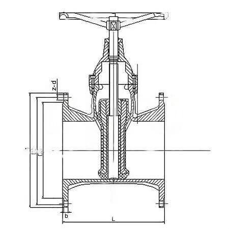Задвижка 30ч39р Ду 250 Ру 16 фото 2