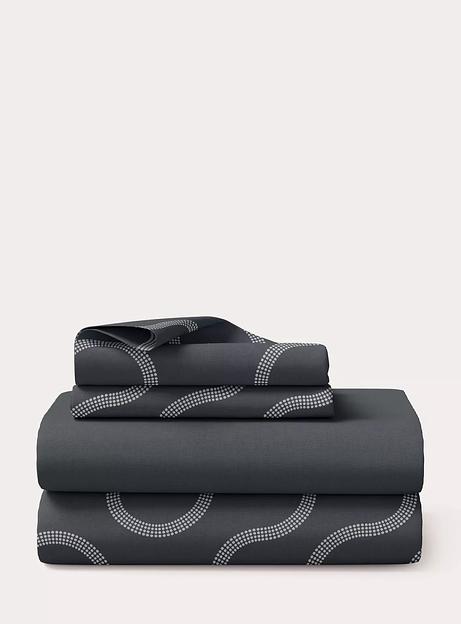 Комплект постельного белья Fjord, евро-размер, цвет антрацит с фьордом ОПТ фото 1