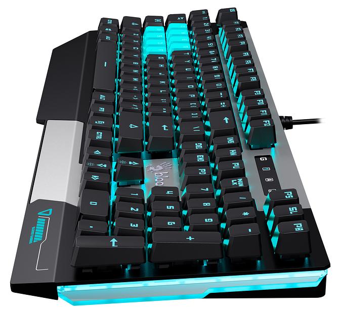 Клавиатура A4Tech Bloody B865 механическая серый USB for gamer LED фото 6