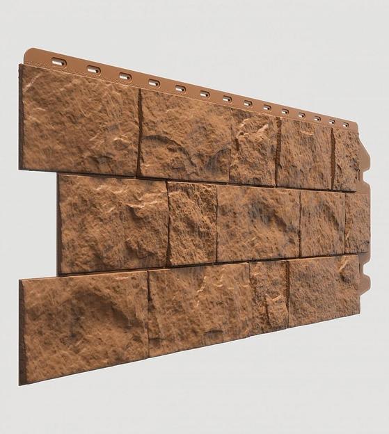 Фасадная панель под камень Fels «Терракотовый» опт фото 1