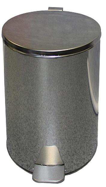 Урна с педалью на 20 литров, D 250 мм, Н 400 мм, 1,95 кг фото 1