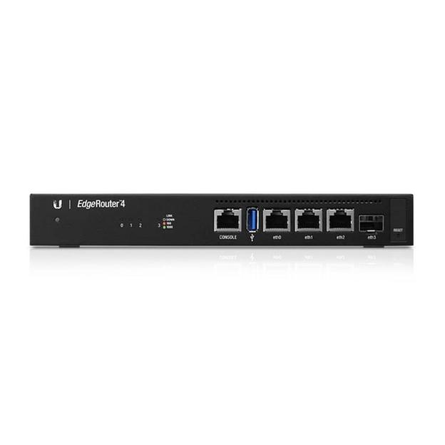 Роутер Ubiquiti ER-4-EU 10/100/1000BASE-TX черный фото 3
