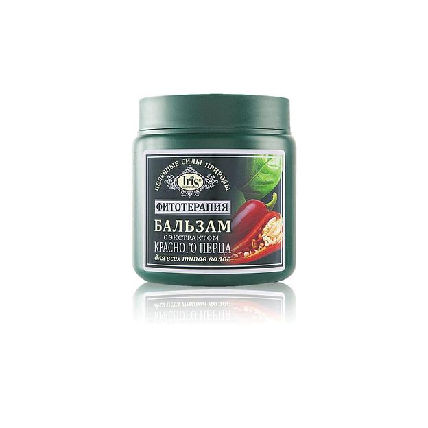 Iris cosmetic фитотерапия бальзам для волос экстракт красного перца 500мл фото 1