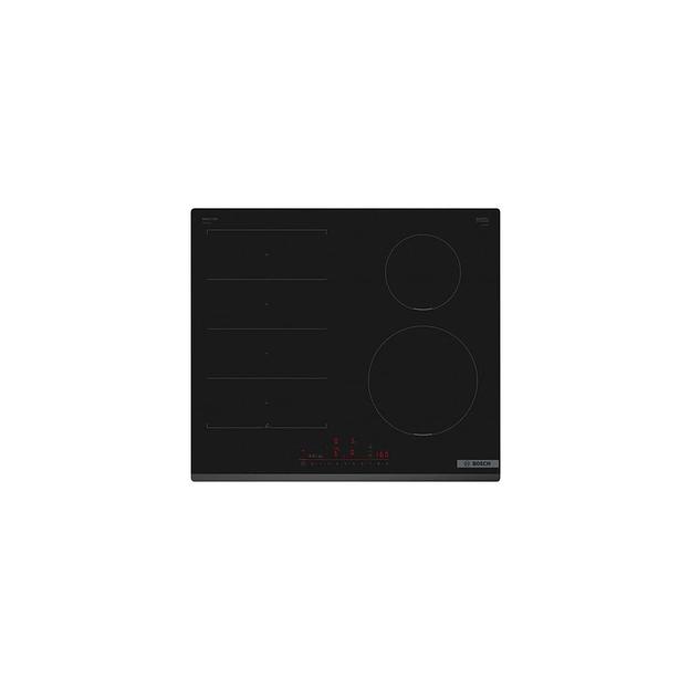 Индукционная варочная поверхность Bosch PIX631HC1E, конфорок: 4 шт., стеклокерамика, независимая, черный фото 1