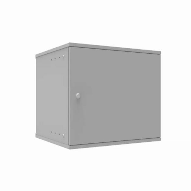 Шкаф телекоммуникационный настенный 9U, 523х450х465мм серия LITE (металлическая дверь) фото 1