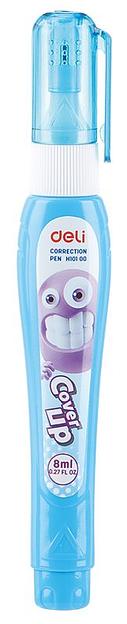 Ручка корректор Deli Cover UP EH10100 шариковый белый 8мл фото 2