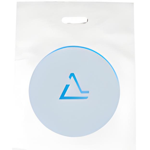 Пакет с прорубной ручкой и печатью, 30 мкм ОПТ фото 1