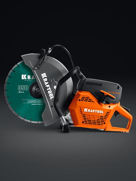KRAFTOOL 3700 Вт, 350 мм, диск в комплекте, бензорез по бетону (бетонорез) (K770-14 H) фото 4