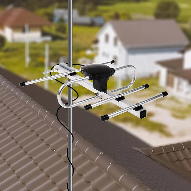 ТВ антенна наружная Активная для аналогового и цифрового ТВ - DVB-T2 RX-408, фото 2