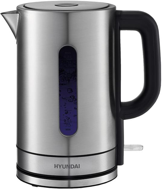 Чайник электрический Hyundai HYK-S2506 1.7л. 2200Вт серебристый (корпус: металл) фото 1
