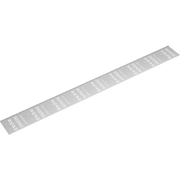 Cabeus VCM-18U-GY Вертикальный перфорированный кабельный органайзер-лоток в шкаф 18U, металлический, цвет серый (RAL 7035) фото 1