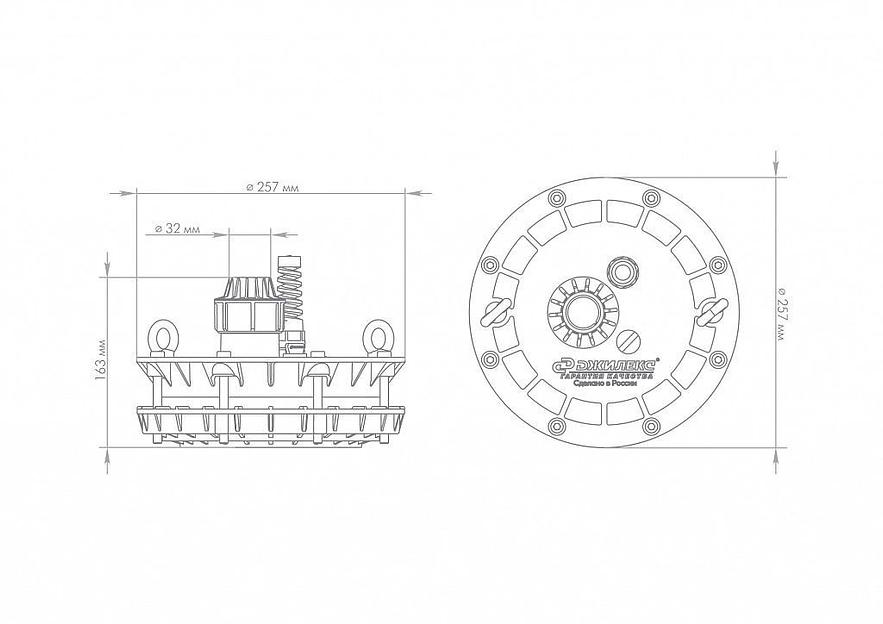Оголовок Джилекс ОСП 133-160/32 (6302) фото 5