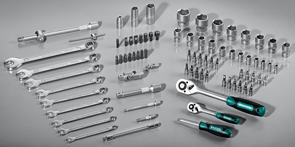 KRAFTOOL X-Drive 82, 82 предм., (1/2″+1/4″), универсальный набор инструмента (27887-H82) фото 10