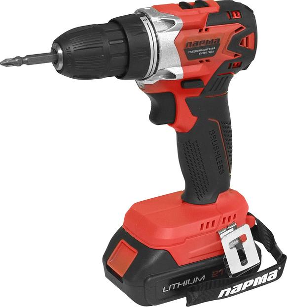 Дрель-шуруповерт акк. ПАРМА ДША-02А-2021/2Li [02.021.00011] { б/щет.21В, 2,0Ач, 2акк.(8шт/кор) } фото 2