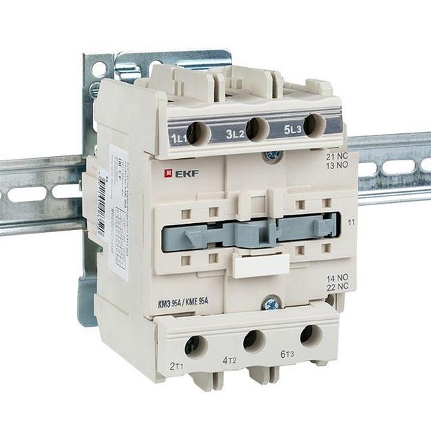 Контактор КМЭ 95А кат. 220В AC 1НО+1НЗ EKF ctr-s-95-220 фото 6