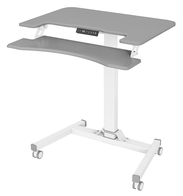 Стол для ноутбука Cactus VM-FDE103 столешница МДФ серый 91.5x56x123см (CS-FDE103WGY) фото 1