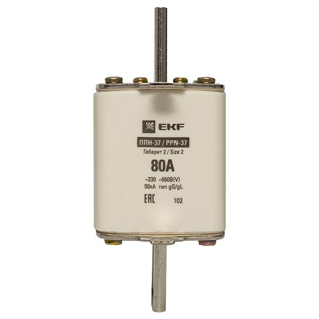 Плавкая вставка ППН-37 400/80А габарит 2 PROxima фото 3