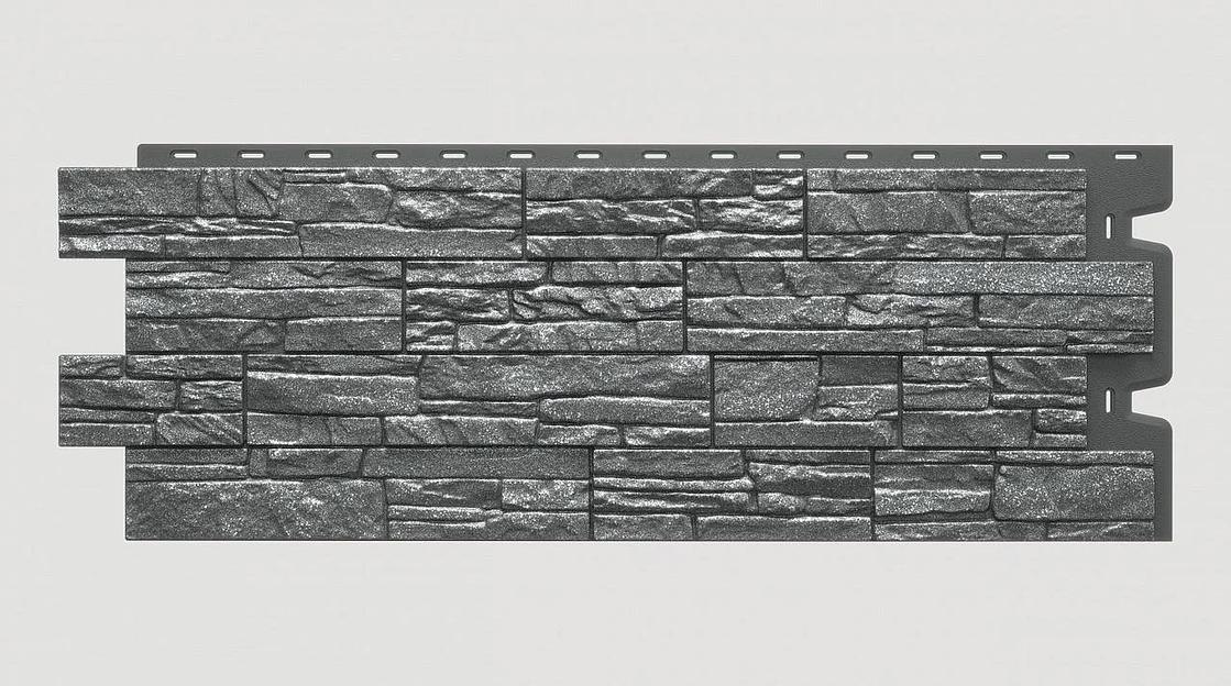 Фасадная панель под песчаник Stein «Антрацит» опт фото 2