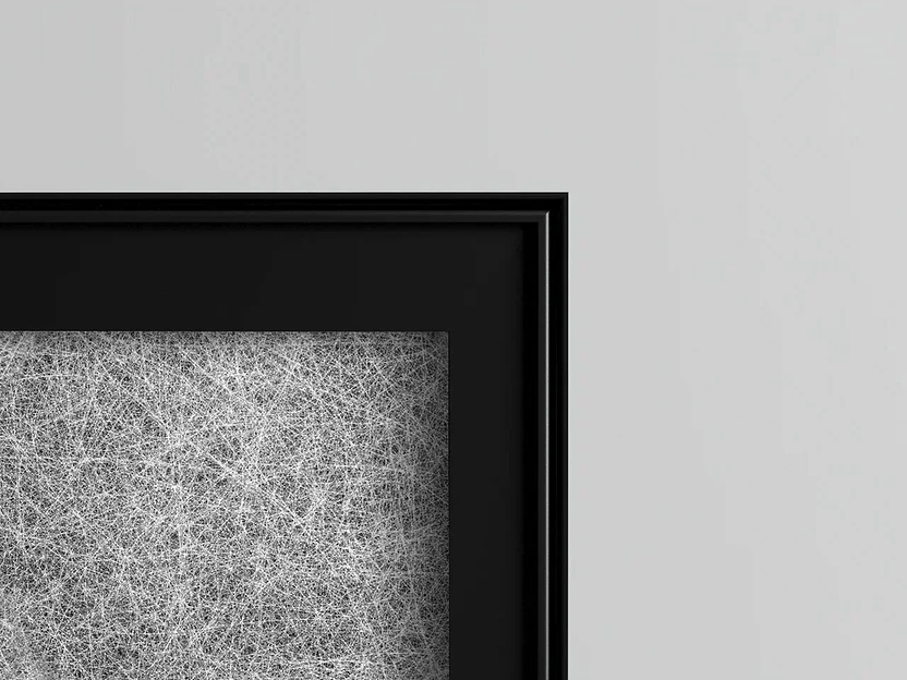 Межкомнатная дверь Linum, декоративный триплекс DA5−1 (Лён) на заказ фото 5