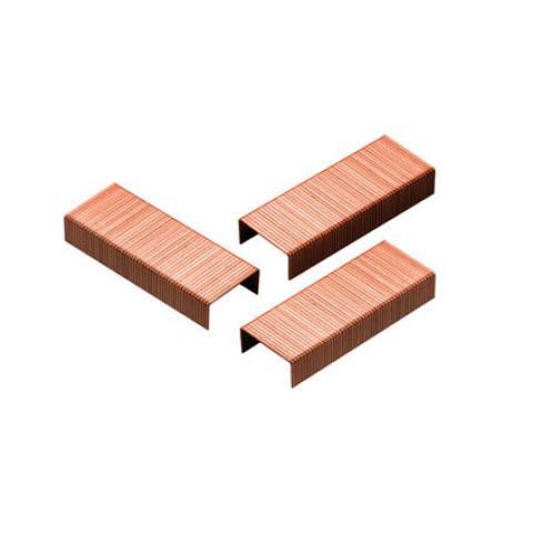 Скобы для степлера №24/6, 1000шт, омедненные, Forofis фото 1