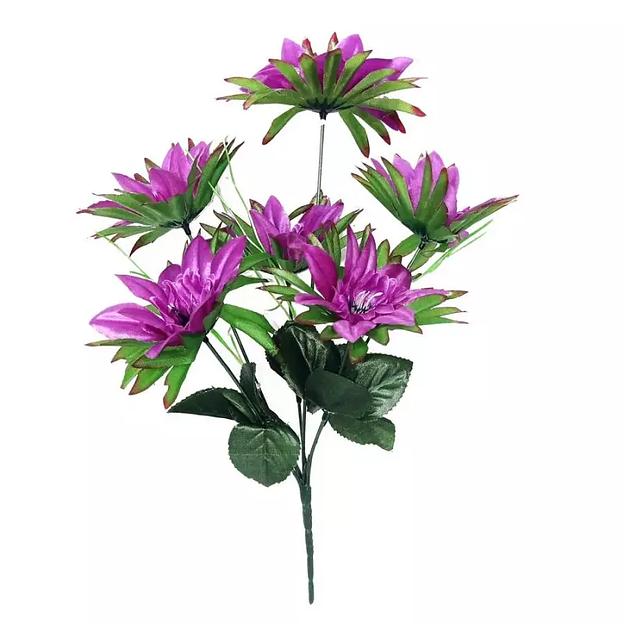 Букет георгинов 6 голов 34см 306-514 фото 3