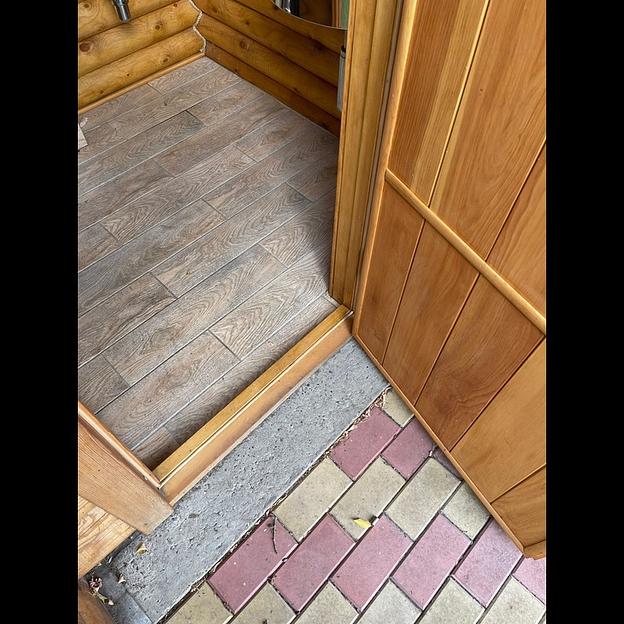 Дверь из кедра 2000×800 мм утеплённая с замком и пропиткой фото 5