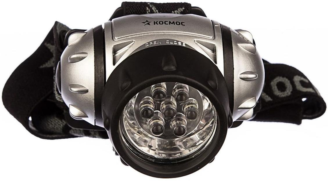 Фонарь налобный Космос H7LED черный/серебристый лам.:светодиод. AAAx3 (KOC-H7-LED) фото 3