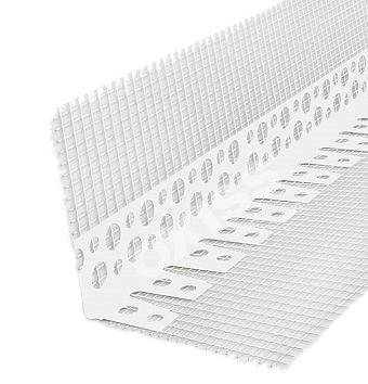 Профиль угловой из ПВХ с армирующей сеткой 10*15см OXISS (2,5 м) фото 1