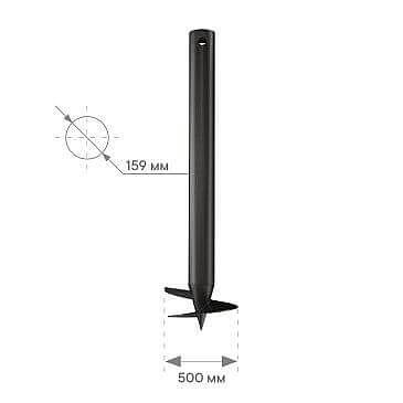 Винтовая свая 159х4000 фото 2