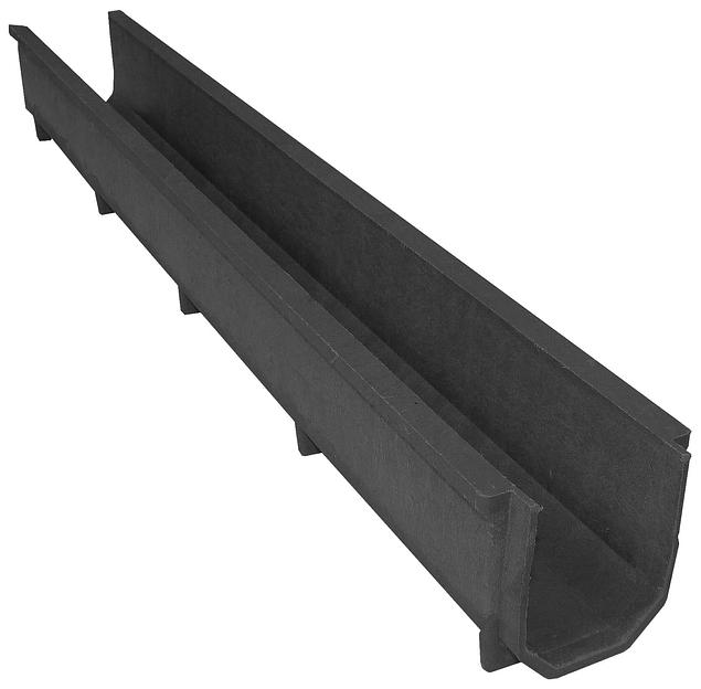 Канал водоотведения 1000 х140 х130 - Черный фото 1